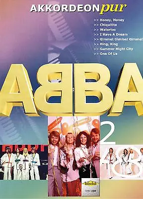 Accordion Notes: ABBA Booklet 2 - Medium Heavy - (Pure Accordion) VHR 1809 • £11.04