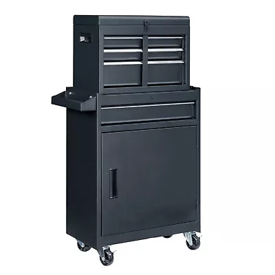 Rolling Tool Chest With Drawers Tool Organization Box Storage Cabinet For Garage • $117.99