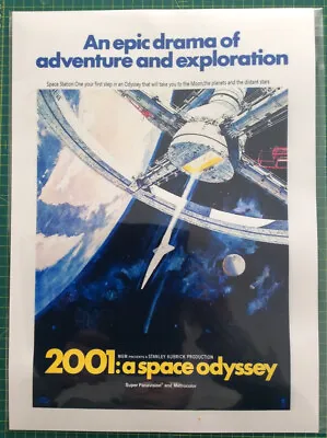 A3 Poster.2001 A Space Odyssey.Kubrik. • £9.49