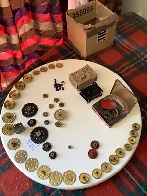 £22.99 • Buy Vintage Meccano Job Lot, Brass, Boxed Magic Motor, Cogs Wheels Etc