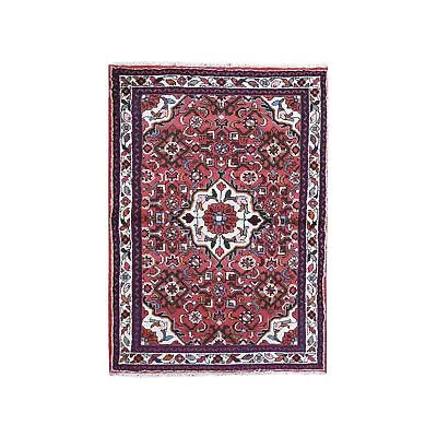 3'6 X5' New Farsian Amadan Small Flower Medallion Wool Hand Knotted Rug R59677 • $312.30