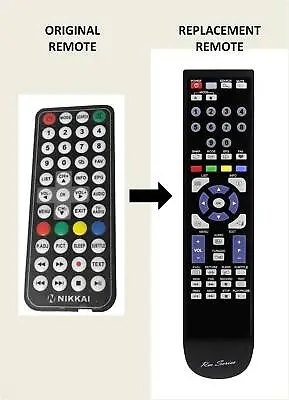 RM-Series  Replacement Remote Control For Nikkai 10.2 LCD Tv • £10.99