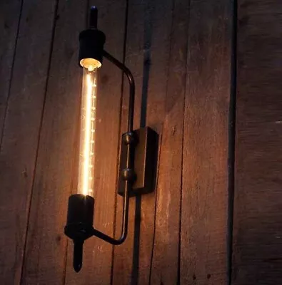 Retro Industrial Wall Sconce Mount Light Steampunk Lamp Single T30 Porch Fixture • $39.99