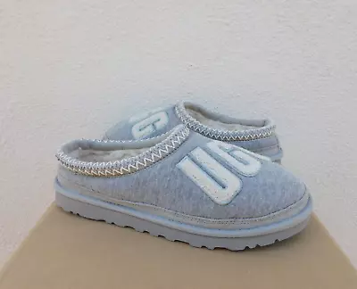 Ugg Seal Grey Tasman Fur Jersey Cozy Wool Slippers Shoes Men Us 12/ Eur 45 ~new • $109.95