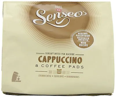 £6.69 • Buy Douwe Egberts Senseo Cappuccino Coffee 8 Pods, New Design