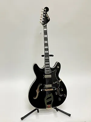 Hagstrom 67' Viking II Semi Hollow Black Gloss Guitar VIK67-G-BLK 67' • $699