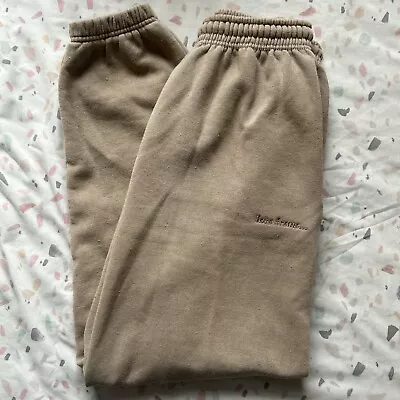 Iets Frans Oat Brown Oversized Joggers Size Small • £19