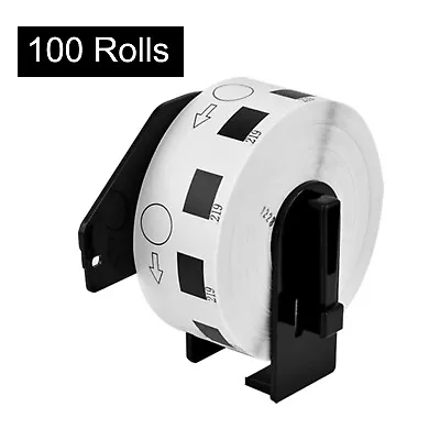 100RollS 1200 Round 12mm White Label DK-1219 For Brother QL-1050N QL-810W QL580N • $219.95