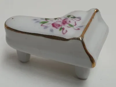 Miniature Ceramic Grand Piano Made In Japan 5cm X 3cm Diameter And 2.5cm Tall • $9.13