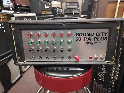 Vintage Sound City 50 PA Plus Amp Dallas Arbiter England Tube Amplifier  • $749