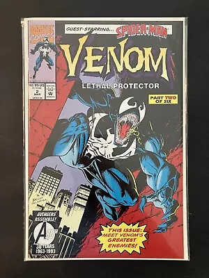 Venom Lethal Protector #2 (marvel 1993) 1st General Orwell Taylor 🔑 Nice... • $3.99