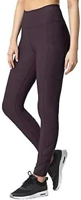 Mondetta Women's Active Leggings Performance Gear Side Pocket Plum Purple Medium • $8