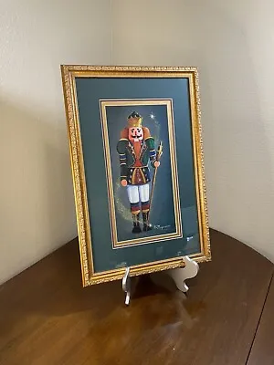 D Morgan Nutcracker King Ltd Ed Framed Matted Print Signed 647/3950 1995 • $48