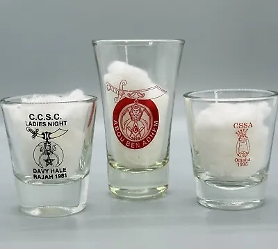 £4.53 • Buy Masonic Shot Glass Set Of 3