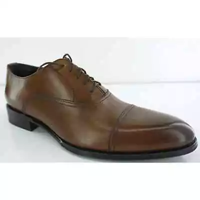 To Boot New York Maxwell Brown Leather Cap Toe Derby Oxfords Size 10 New $395 • $171.99