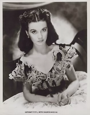 HOLLYWOOD BEAUTY VIVIEN LEIGH GONE WITH WIND STUNNING PORTRAIT 1974 Photo 536 • $99.99