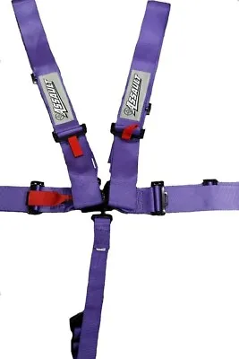 SFI Date 2026 Purple 5 Point 3  Wide Safety Race Harness Seat Belt Kit SFI 16.1 • $69.99