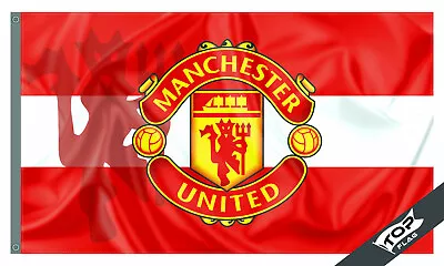 Manchester United 3x5ft New Flag Fans Red Devils England Premier Football Soccer • $14.99