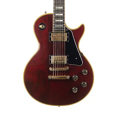 Vintage Gibson Les Paul Custom Wine Red 1977 • $4999