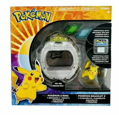$21.47 • Buy Tomy Pokemon Z-Ring Bracelet Set With Pikachu Figure 4+