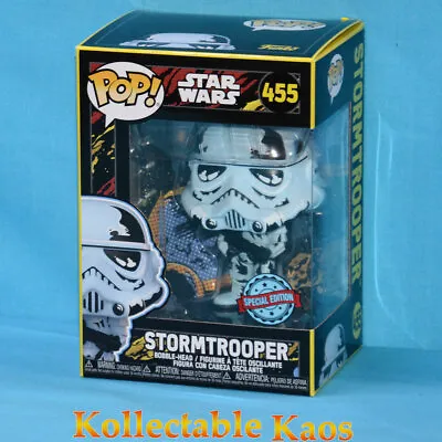 Star Wars - Stormtrooper Retro Series Pop! Vinyl Figure (RS) #455 • $23