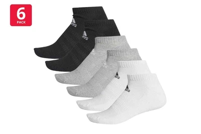 $77 • Buy Adidas Unisex Cushioned Low Cut Socks 6 Pack