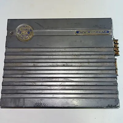 Rare Old School MTX Blue Thunder PRO PRO50x4 Power Subwoofer Amplifier RS • $100