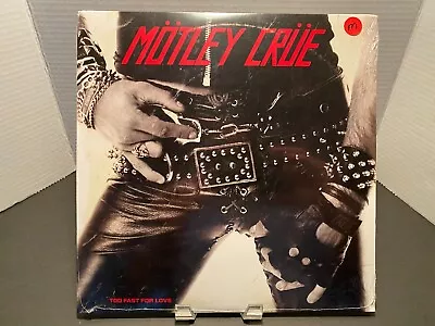 Motley Crue –Too Fast For Love Reissue Mötley Records–ESM/MR 302 180 Gram 2008 • $33