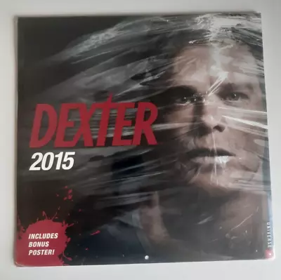 DEXTER Tv Series 2015 Calendar New/Sealed! Michael C Hall Includes Bonus Poster • $16.09