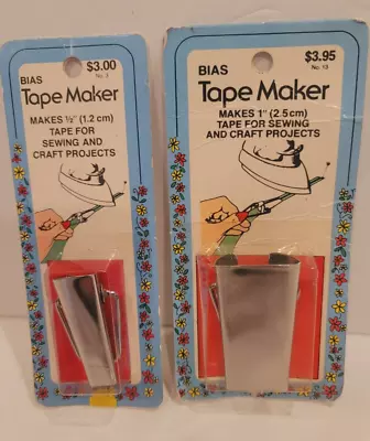 $12.99 • Buy Bias Tape Maker 1/2  And 1  New In Package