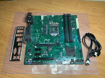 ASUS Prime Q270M-C Intel LGA1151 Motherboard W IO Plate & Sata Cables (TESTED) • $38.99