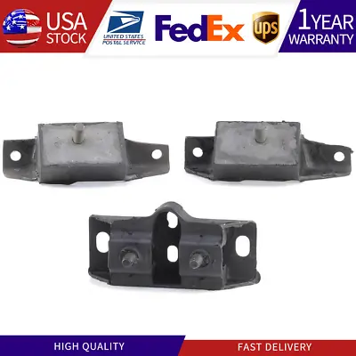 3 PCS Motor & Transmission Mount Kit For Mustang 289 Engine 64-66 Before 3/1966 • $58