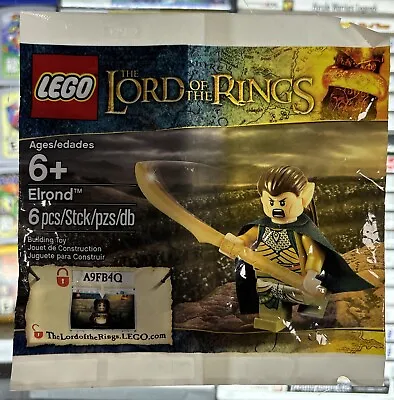 LEGO The Lord Of The Rings - Elrond Polybag Rare Gold And Blue W/ Cape NIP • $50
