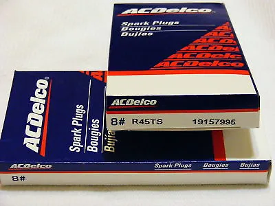 AC Delco Spark Plugs R45TS BOX SET OF 8 • $45.44
