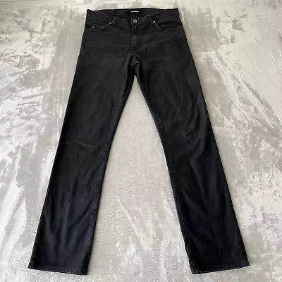 J. Lindeberg Jay Slim Fit Jeans Men 32x32 Black Comfort Stretch Fabric $195 • $62.78