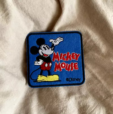 Disney Mickey Mouse Embroidered Iron On Patch 3.1  • $8.99