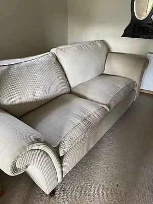 Laura Ashley 2 Seater Sofa / Settee Cream • £0.01