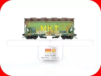 N Scale **HLMX Ex-MKT** Weathered & Graffiti Hopper #4182 -Micro Trains 09244040 • $50.89