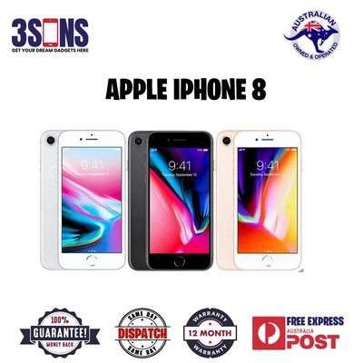 $208 • Buy Apple IPhone 8 [64GB / 256GB] Fingerprint Unlocked Smartphone - Good AU SELLER