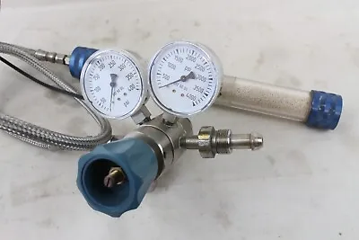 Airgas Y12-244 Analytical Two Stage Cylinder Pressure Air Gas Regulator 2 Stage • $109.99