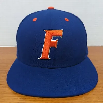 Florida Gators Hat Cap New Era 59Fifty Fitted 7 1/4 F Logo Blue College NCAA • $18.98