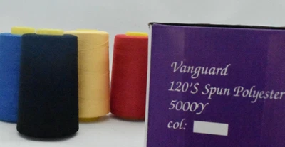 £2.65 • Buy Large Bobbin Sewing Thread Vanguard Tkt. 120/5000 M