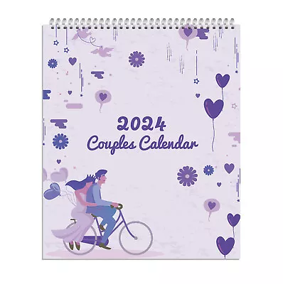 ARPAN 2023 Wall Calendar For 2 People - One Month To View Couple Design Planner • £7.99