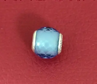 Authentic Royal Blue Crystal Murano Pandora Charm • £29.14