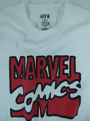 £0.99 • Buy Uni Qlo Cotton Marvel Comics Motif T Shirt Size M
