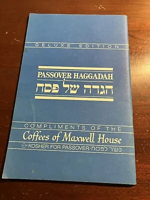 Passover Haggadah Deluxe Edition Coffees Of Maxwell House 1984 Vintage Booklet • $8.50