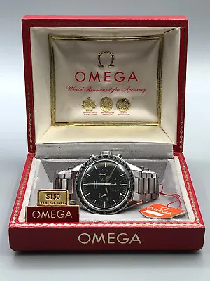 VINTAGE OMEGA 1961 CK 2998-4 SPEEDMASTER PRE MOON Cal321 CHRONOGRAPH WATCH W/BOX • $17999