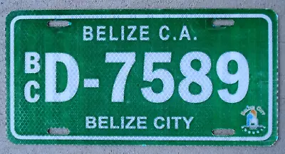 Belize  City License Plate 2013 Excellent Condition - Expired • $42