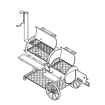 1301 - Smoker/Pit & Grill Trailer- How-to Steps • $25