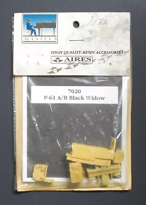 Aires 1/72nd Scale P-61A/B Black Widow Resin Detail Set No. 7020 • $12.59